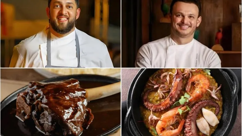 Antônio Mendes, do Nalva, em Piranhas, e Wanderson Medeiros, do Picuí, em Maceió: entre os 50 melhores do Brasil na lista dos 100 melhores restaurantes da Exame em 2026