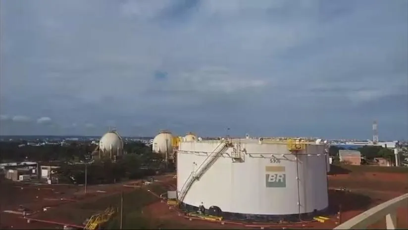 Terminal da Transpetro em Brasília, no DF. — Foto: TV Globo